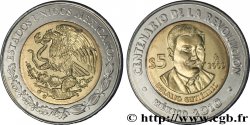 MEXICO 5 Pesos Centenaire de la Révolution : aigle / Eulalio Gutiérrez 2009 Mexico