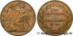 BÉLGICA 5 Centimes vingt-cinquième anniversaire de règne de Léopold Ier 1856 Bruxelles