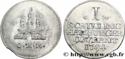 ALLEMAGNE - VILLE LIBRE DE HAMBOURG 1 Schilling Hambourg 1794