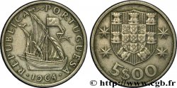 PORTUGAL 5 Escudos 1964