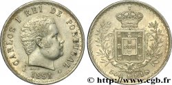 PORTUGAL 500 Réis Charles II (Carlos) / emblème 1891