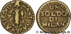 ITALY - MANTUA 1 Soldo monnaie du second siège de Mantoue (1799) N.D. Mantoue