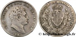 ITALIA - REGNO DE SARDINIA 25 Centesimi Charles-Félix, roi de Sardaigne P 1829 Gênes