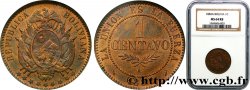 BOLIVIEN 1 Centavo emblème 1883 Paris - A