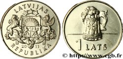 LATVIA 1 Lats emblème / chope de bière 2011 Utrecht