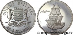 SOMALIA 25 Shillings Voiliers historiques : emblème / le Mayflower 2008