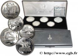RUSSIA - USSR Coffret 5 Monnaies Proof Jeux Olympiques de Moscou 1980 