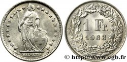 SUISSE 1 Franc Helvetia 1963 Berne - B