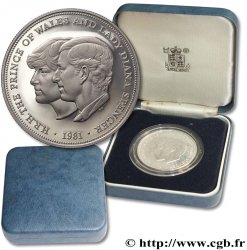 UNITED KINGDOM 25 New Pence (Crown) Proof mariage du Prince de Galles et de Lady Diana Spencer 1981 