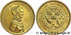 DANEMARK 20 Kroner 40e anniversaire de règne de la reine Margrethe II 2012 