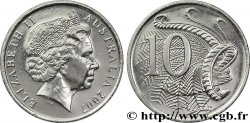 AUSTRALIE 10 Cents Elisabeth II / oiseau lyre 2007  SPL
