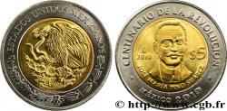 MEXICO 5 Pesos Centenaire de la Révolution : aigle / José María Pino Suárez 2010 Mexico
