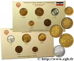 YUGOSLAVIA Série 5 monnaies 1965 