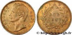 SARAWAK 1 Cent Sarawak Rajah J. Brooke 1884
