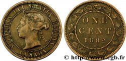 CANADA 1 Cent Victoria 1882 Heaton - H
