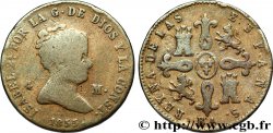 SPAIN 4 Maravedis Isabelle II 1855 Barcelone