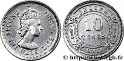 BELIZE 10 Cents reine Elizabeth II 2000 