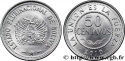 BOLIVIA 50 Centavos emblème 2010