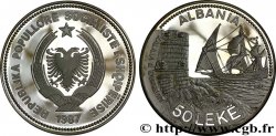 ALBANIA 50 Leke aigle bicéphale / port de Durrës et voilier 1995