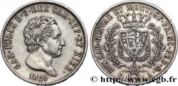 ITALY - KINGDOM OF SARDINIA 5 Lire Charles Félix 1829 Gênes