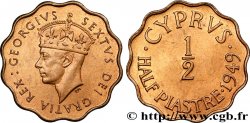 CYPRUS 1/2 Piastre roi Georges VI couronné 1949
