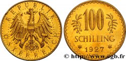 AUTRICHE 100 Schilling aigle héraldique 1927 Vienne