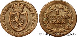 ALLEMAGNE - NASSAU 1 Kreuzer Grand-Duché de Nassau 1810