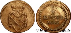 GERMANIA - BADEN 1/2 Kreuzer Grand-Duché de Bade 1805 Mannheim