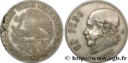 MEXICO 1 Peso Jose Morelos y Pavon / aigle 1975 Mexico