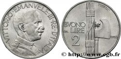 ITALIEN Bon pour 2 Lire (Buono da Lire 2) Victor Emmanuel III / faisceau de licteur 1923 Rome - R