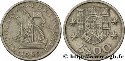 PORTUGAL 5 Escudos emblème 1969