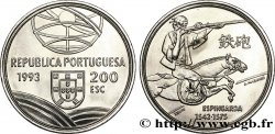 PORTUGAL 200 Escudos Espingarda, cavalier japonais 1993