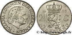 NETHERLANDS 2 1/2 Gulden Juliana 1966 Utrecht