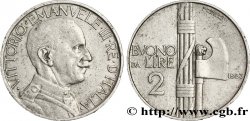 ITALIA Bon pour 2 Lire (Buono da Lire 2) Victor Emmanuel III / faisceau de licteur 1923 Rome - R