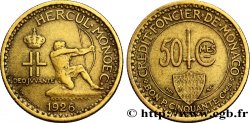 MONACO 50 Centimes émission du Crédit Foncier de Monaco 1926 Poissy