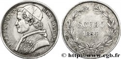 VATICAN ET ÉTATS PONTIFICAUX 1 Scudo Pie IX an IX 1854 Rome