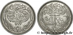 ÉGYPTE 20 Piastres frappe au nom de Hussein Kamal Pacha an AH 1335 1916 