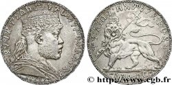 ÉTHIOPIE 1 Birr Ménélik II / lion EE1895 1903 Paris TTB