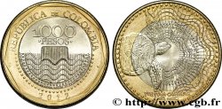 COLOMBIE 1000 Pesos tortue couanne 2012