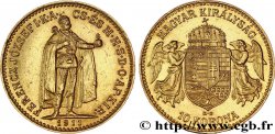 UNGARN 10 Korona or François-Joseph / écu de Hongrie 1911 Kremnitz