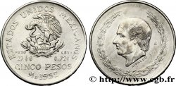 MEXIQUE 5 Pesos Miguel Hidaldo y Costilla / aigle 1952 Mexico