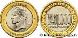 VENEZUELA 1000 Bolivares Fuerte emblème, République Bolivarienne du Vénézuela / Simon Bolivar 2005