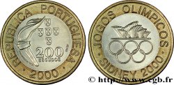 PORTUGAL 200 Escudos UNICEF emblème / jouet canard sur sur roues 2000
