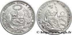 PÉROU 1 Sol emblème / “Liberté” 1934 Lima