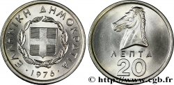 GRECIA 20 Lepta écu / cheval 1976