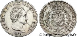ITALIE - ROYAUME DE SARDAIGNE 5 Lire Charles Félix, roi de Sardaigne 1826 Turin