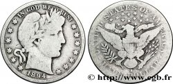 ÉTATS-UNIS D AMÉRIQUE 1/2 Dollar type Barber 1894 San Francisco - S