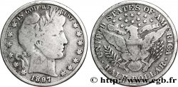 UNITED STATES OF AMERICA 1/2 Dollar type Barber 1897 Philadelphie