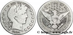 UNITED STATES OF AMERICA 1/2 Dollar Barber 1904 San Francisco
