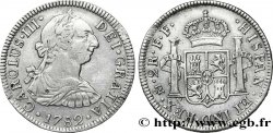 MEXIQUE 2 Reales Charles III d’Espagne 1782 Mexico